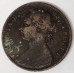 GREAT BRITAIN UK 1890 . ONE 1 PENNY . VARIETY . NARROW DATE